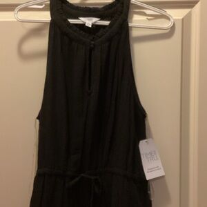 Time and Tru Black Sleeveless Dress